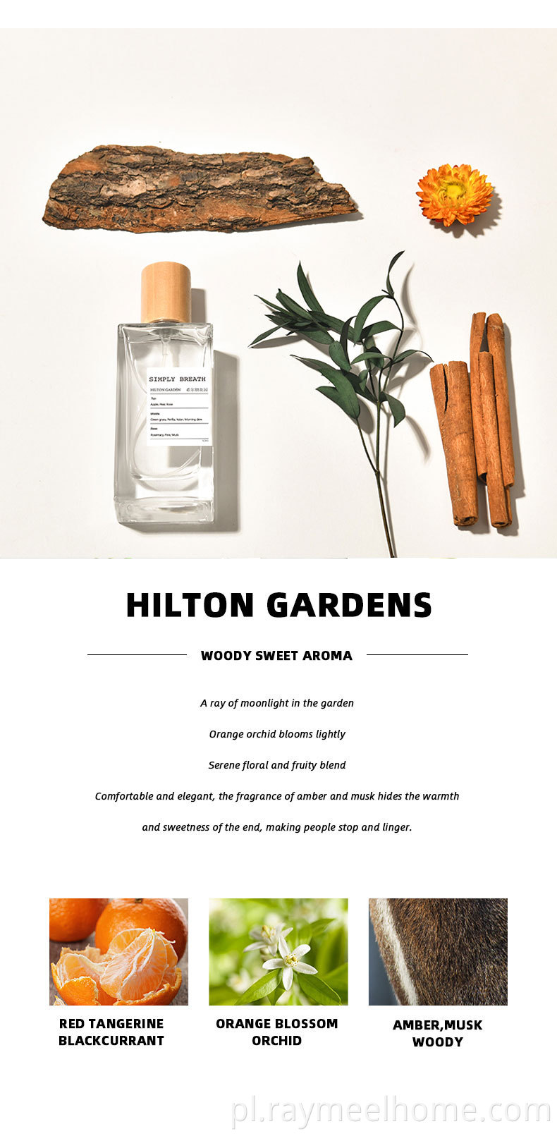 Niestandardowe naturalne perfumy zapach eliminujący odświeżacz powietrza hurtowo pachnące spraye w domu